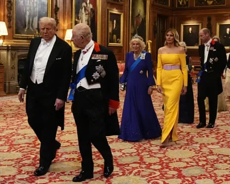 Royals Present Grand Welcome During Protests; Kimmel Pulled From Air Due To Kirk Remarks