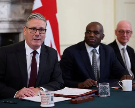 Keir Starmer Presides Over Government Meeting As Increasing Tensions Following Resignation of Key Staffer